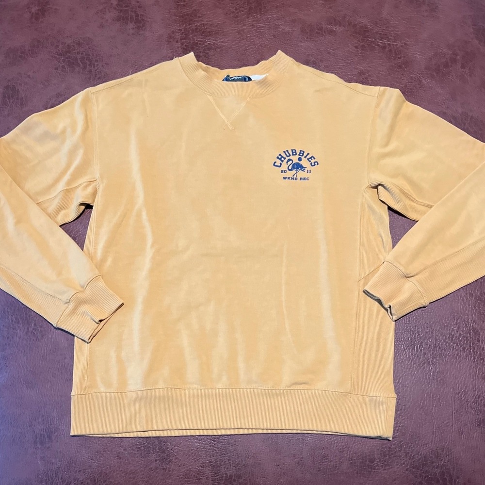 Chubbies Men's Long Sleeve The Dazed Soft Terry Sweatshirt Size‎ Small